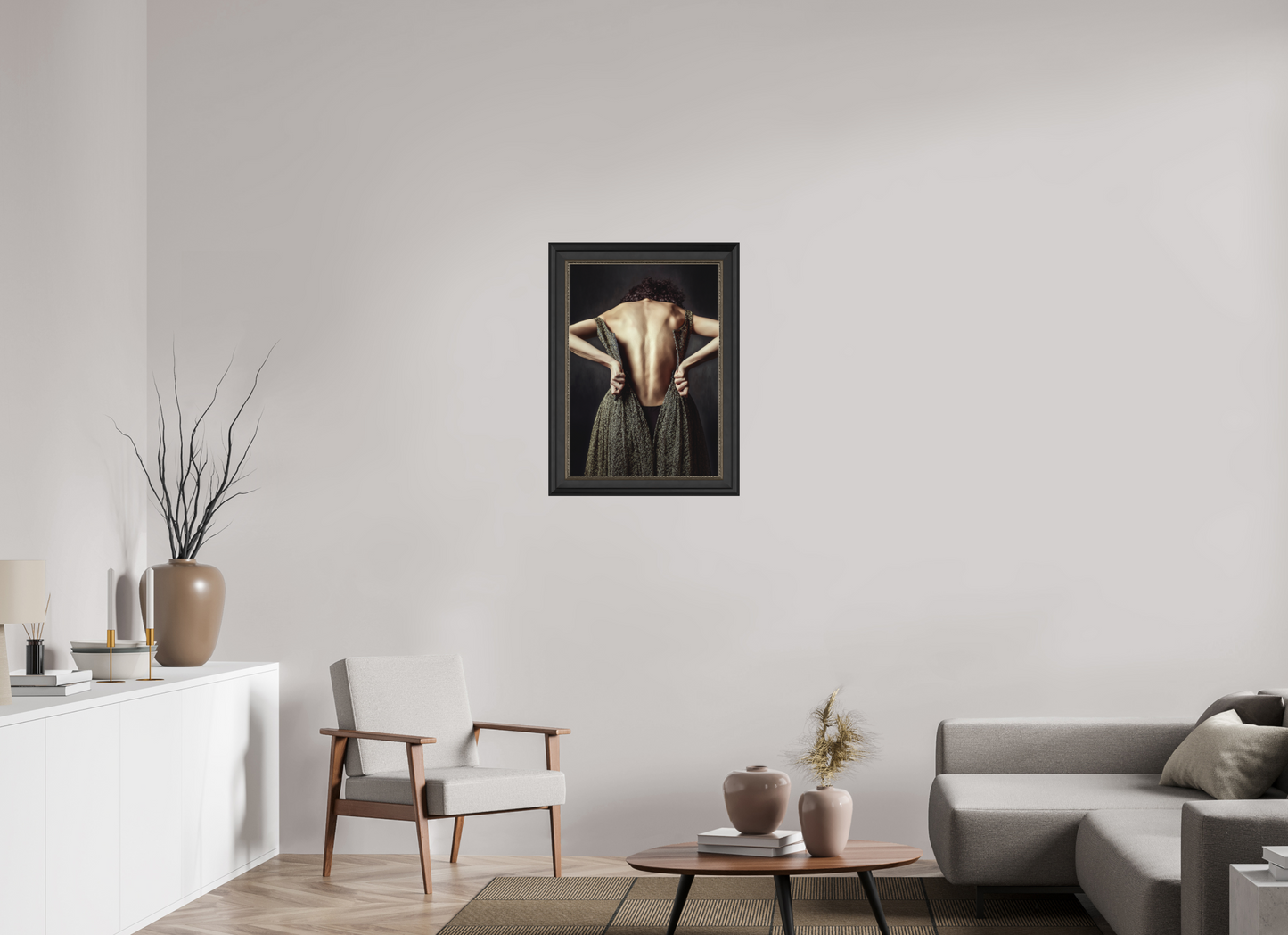 50 x 70 cm, GOLD collection If Backs Could Talk
