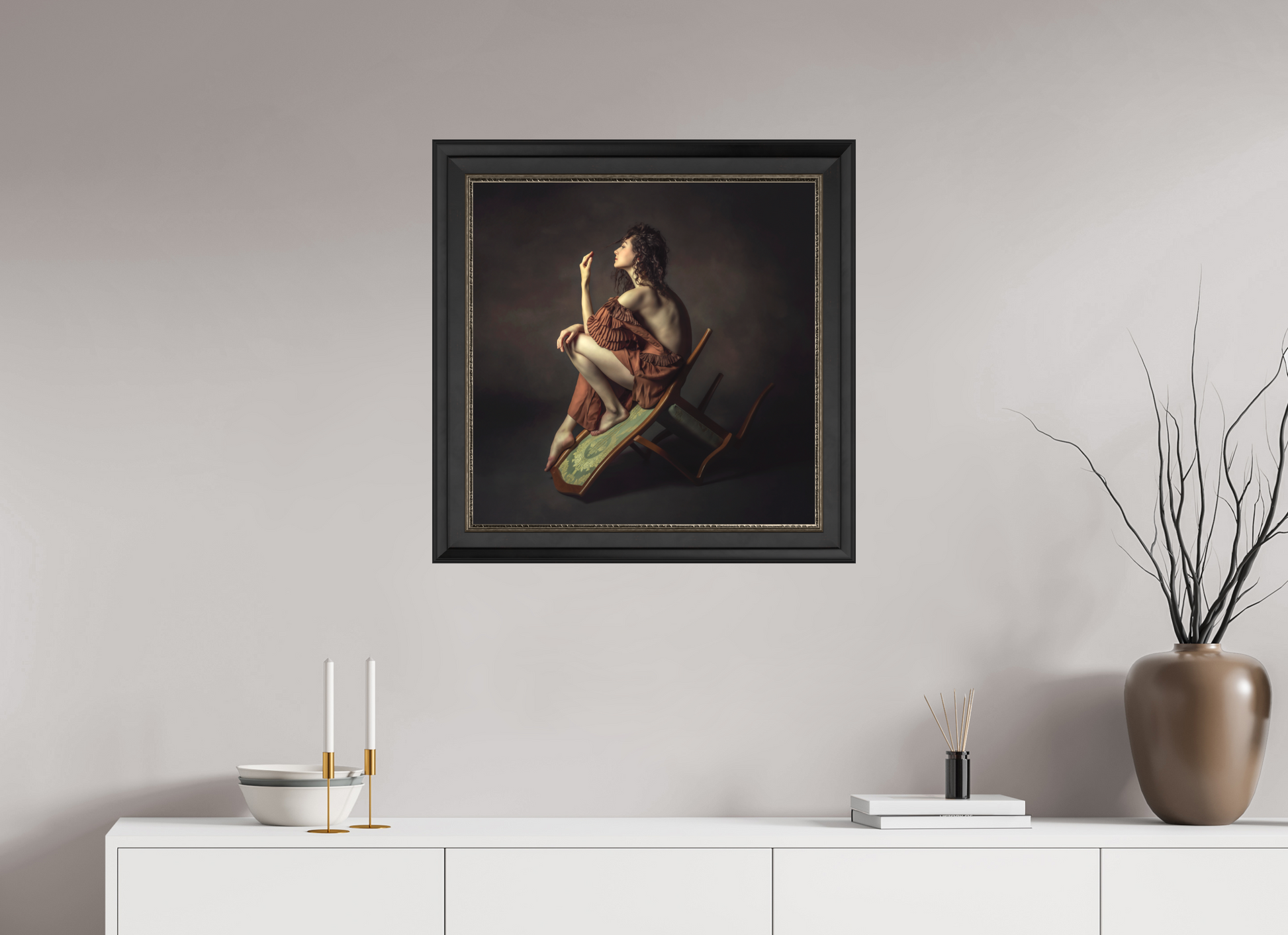 60 x 60 cm, GOLD collection Renaissance Monkey