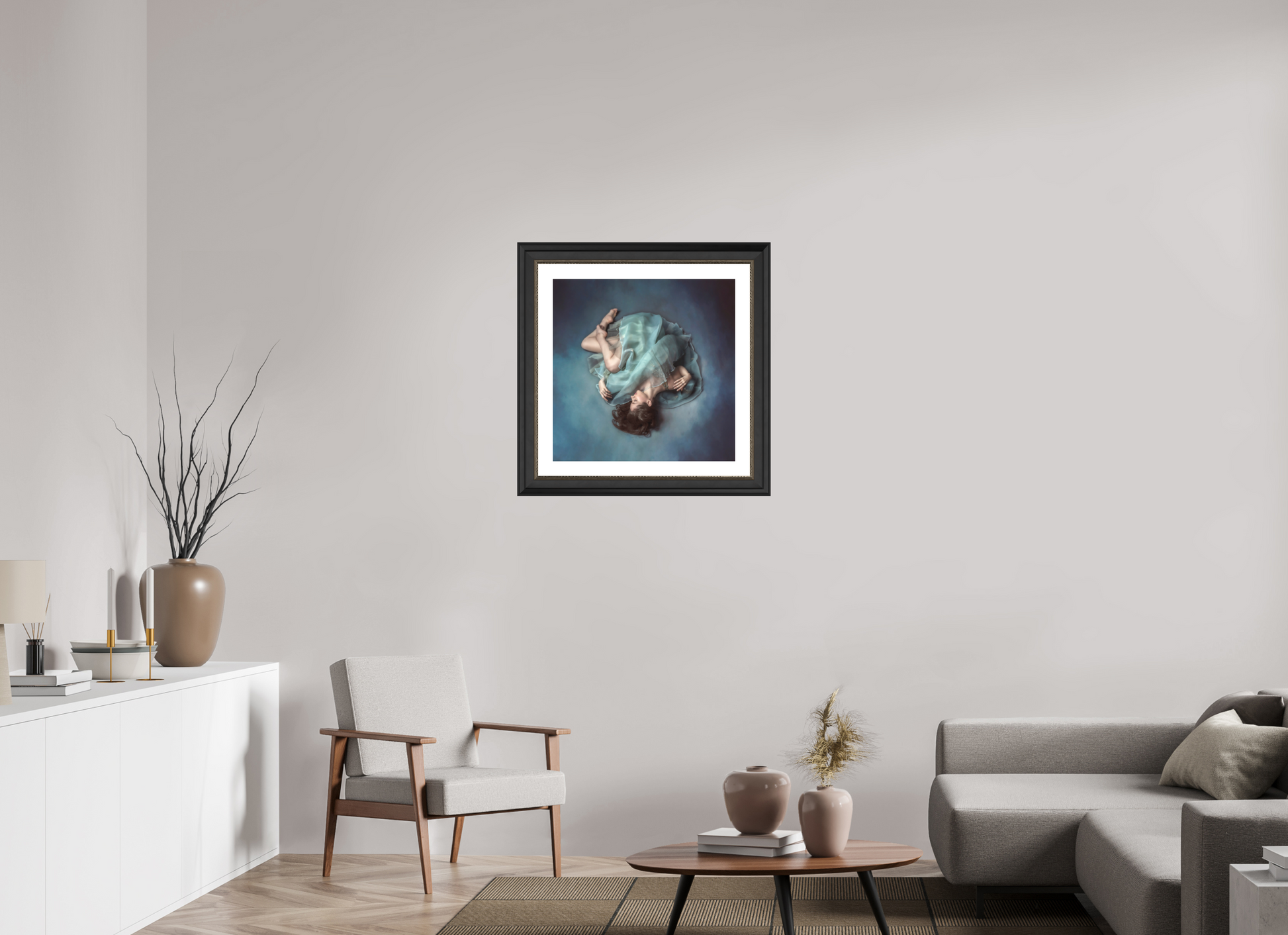 60 x 60 cm, SAPPHIRE Edition Mermaid